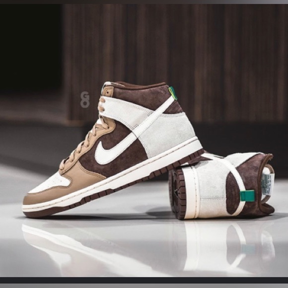 Nike Other - NEW Nike Dunk Hi Retro PRM Light Chocolate Size 11.5 Men